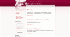 Desktop Screenshot of centrum.ujevangelizacio.hu
