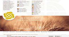 Desktop Screenshot of alap.ujevangelizacio.hu